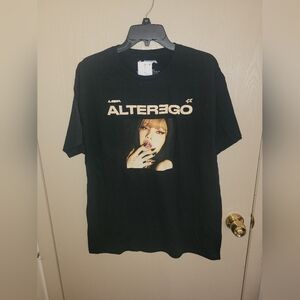 Lisa Blackpink Black Alterego Graphic Tee NWT Size Large